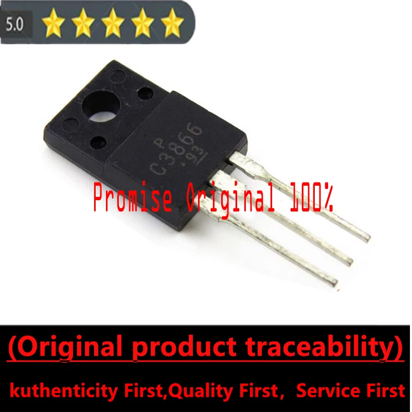 

Promise to Original 100% C3866 2SC38666 Power Tube Direct Insertion TO220F Switching Transistor