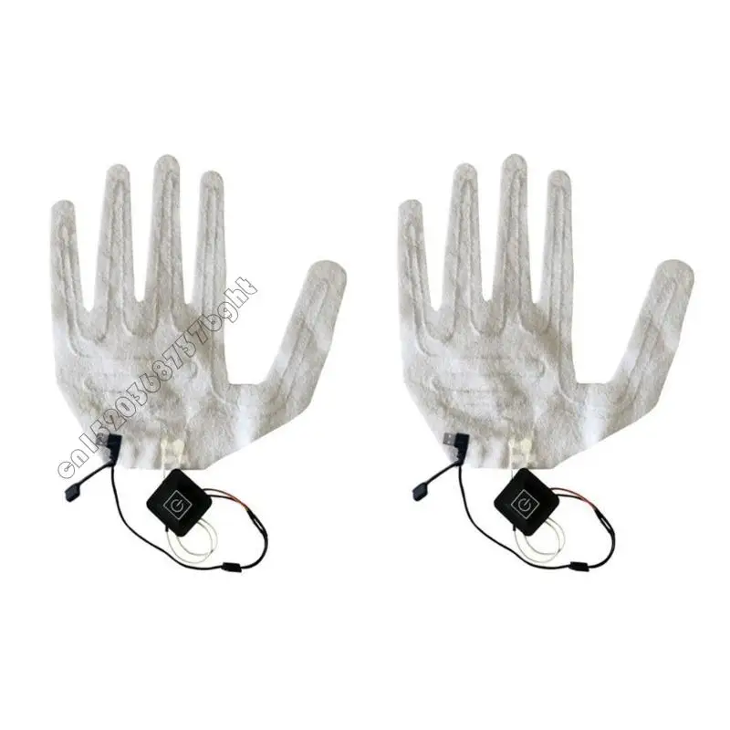 

4xFB Энергоэффективные перчатки перчатки перчатки электрическое нагревание для полного покрытия рук и комфорта в условиях