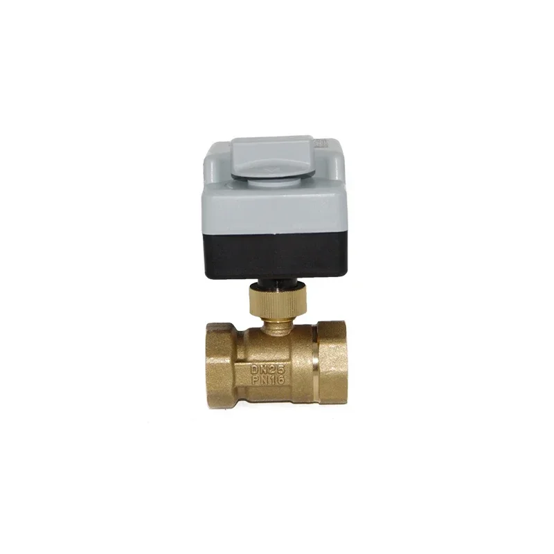 

Hand self-integrated electric ball valve two-way three-way three-wire two-control AC220V electric inner thread screw ball valve