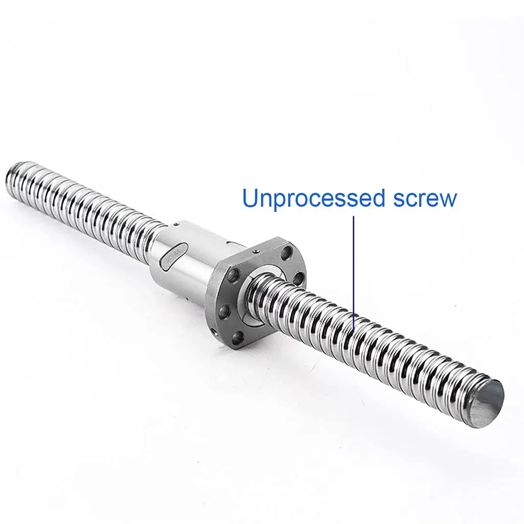 SFU1204 Ball Screw Unprocessed End No Side End Support of Engraving Machine C7 with 1204 Single Ball Nut CNC Parts sfu1204