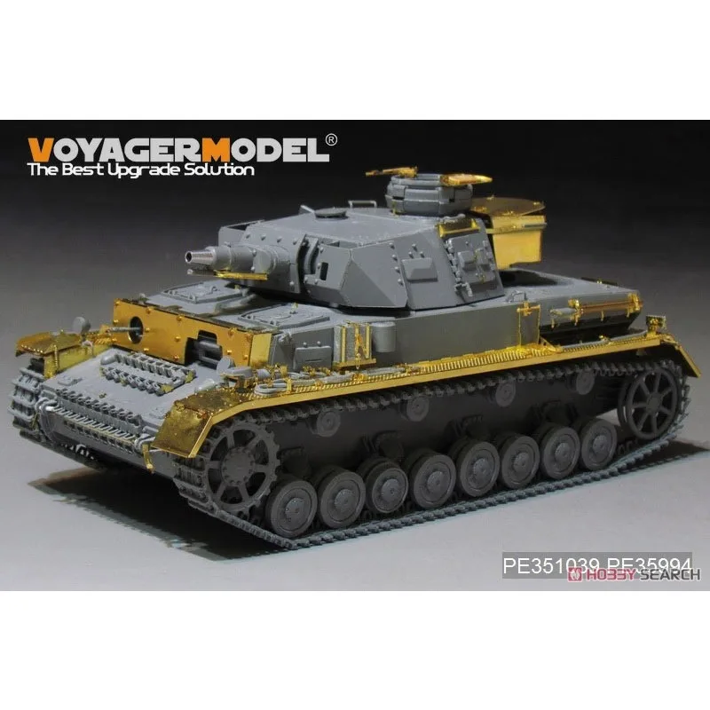 Voyager modelo 1/35 a escala PE351039A WWII alemán Pz.Kpfw.IV Ausf.F1 'Vorpanzer' Basic (para borde BT-003)