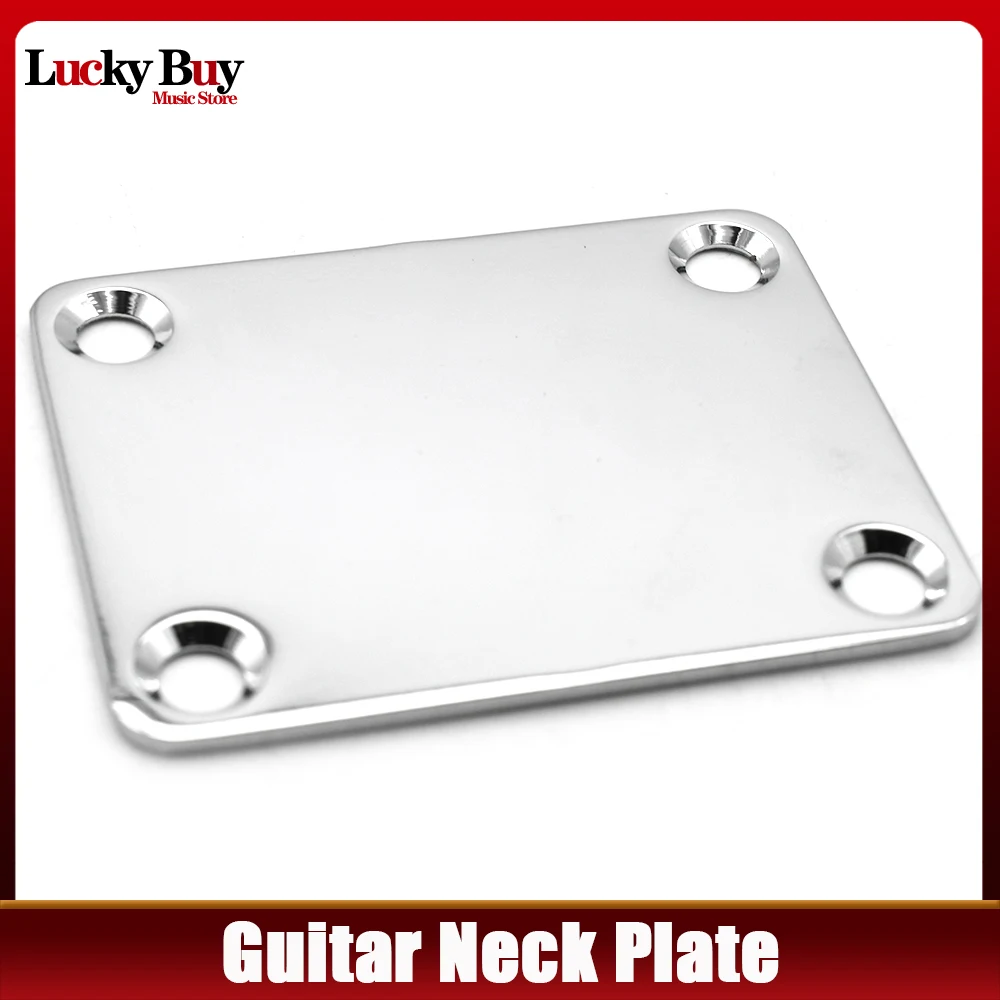 Placa de cuello de Guitarra eléctrica de Metal, placa de cuello para Guitarra eléctrica TL FD, tablero de articulación de cuello cromado, 1 Uds.