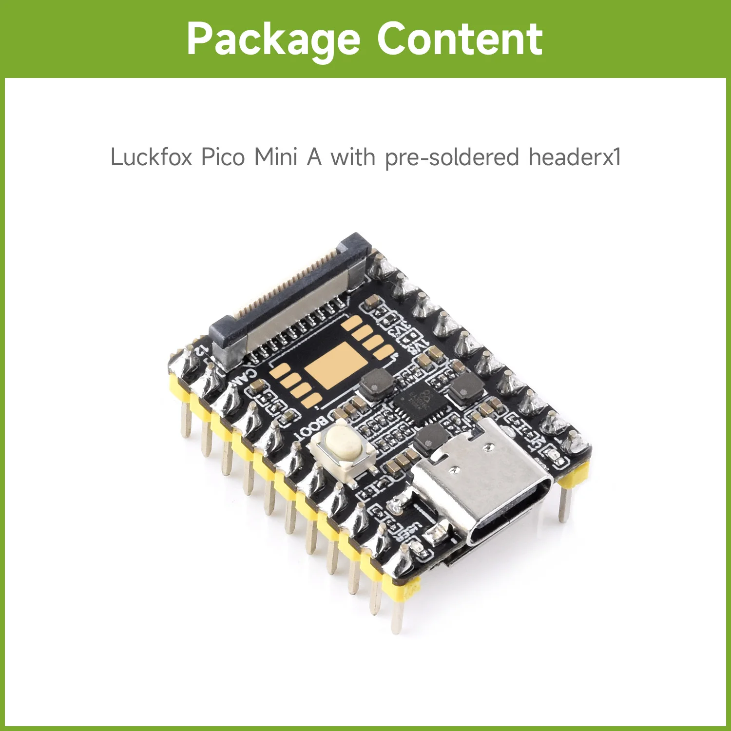 【Authorized Agency】Luckfox Pico Mini RV1103 Linux Micro Development Board, Integrates ARM Cortex-A7/RISC-V MCU/NPU/ISP