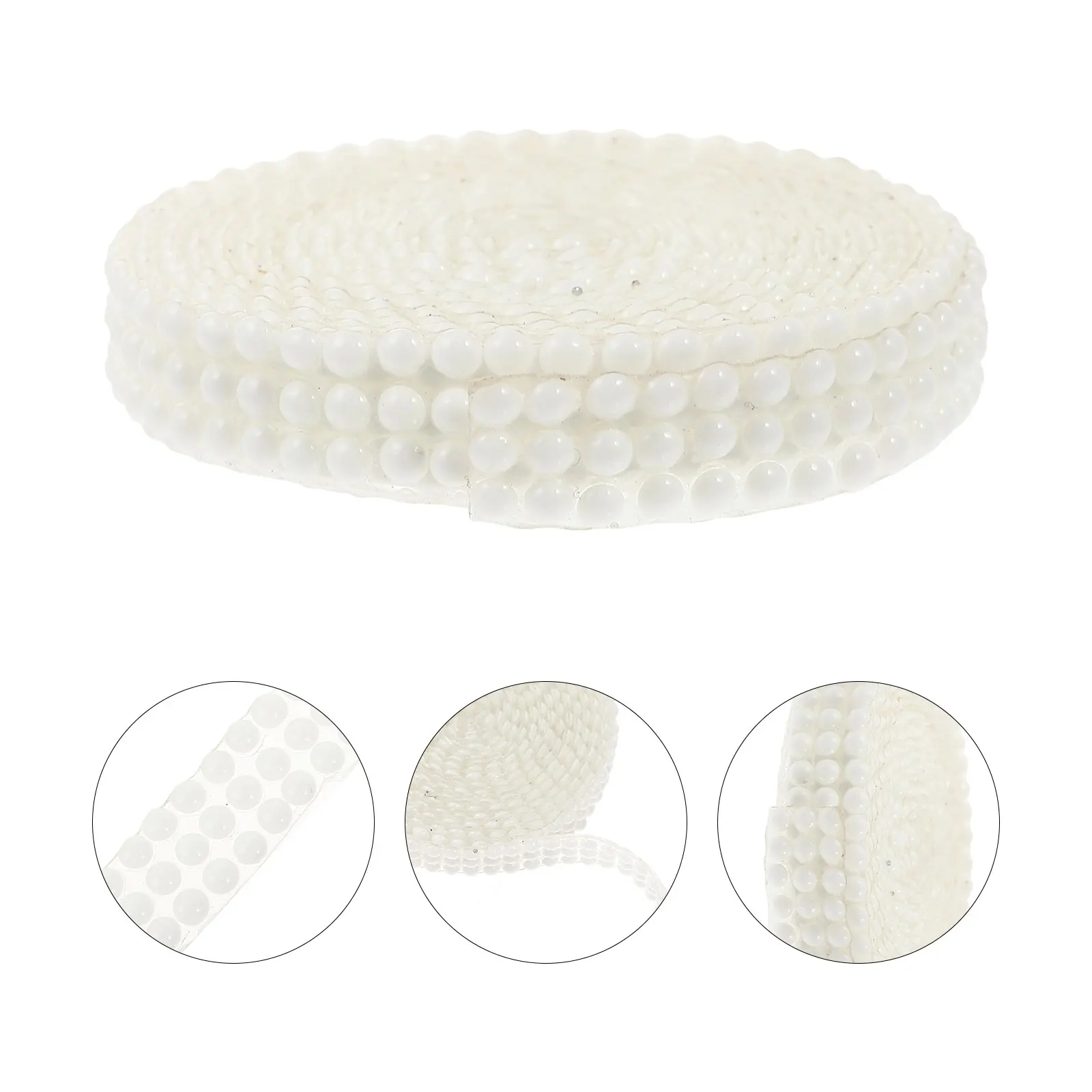 

1 Roll Decorative Heat Resistant Adhesive Sewing Supply Iron On Roll Wedding Wrap Bags Decoration Accessory Wrapping Pearl