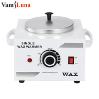 Electric Wax Heater Single Pot Depilatory Wax Warmer Machine Facial Skin Waxing Kit Hair Removal Tool Hand Feet Spa Epilator