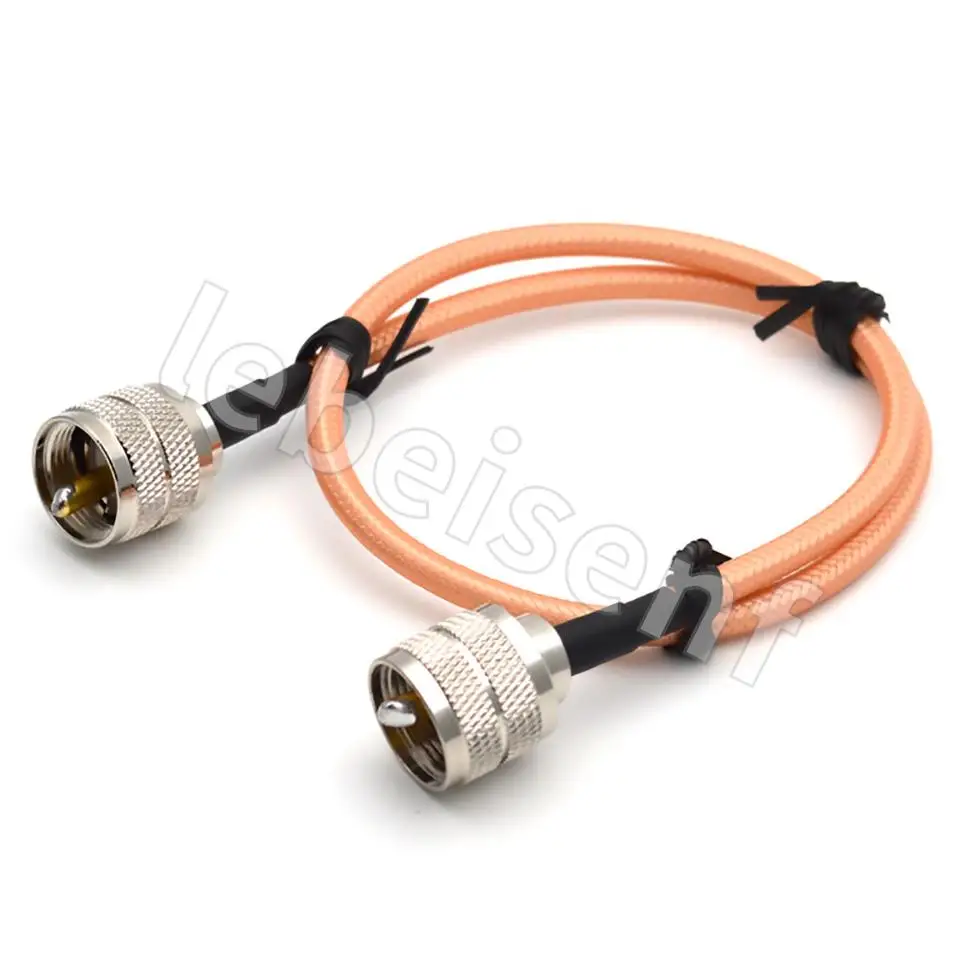 hand console cable SL16-JJ UHF-JJ M male to M male RG142 double shielded silver plating