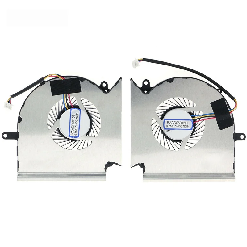 NEW CPU+ GPU Cooling Fan for MSI GE63VR MS-16P1 GE73VR MS-17C1 N383 N384