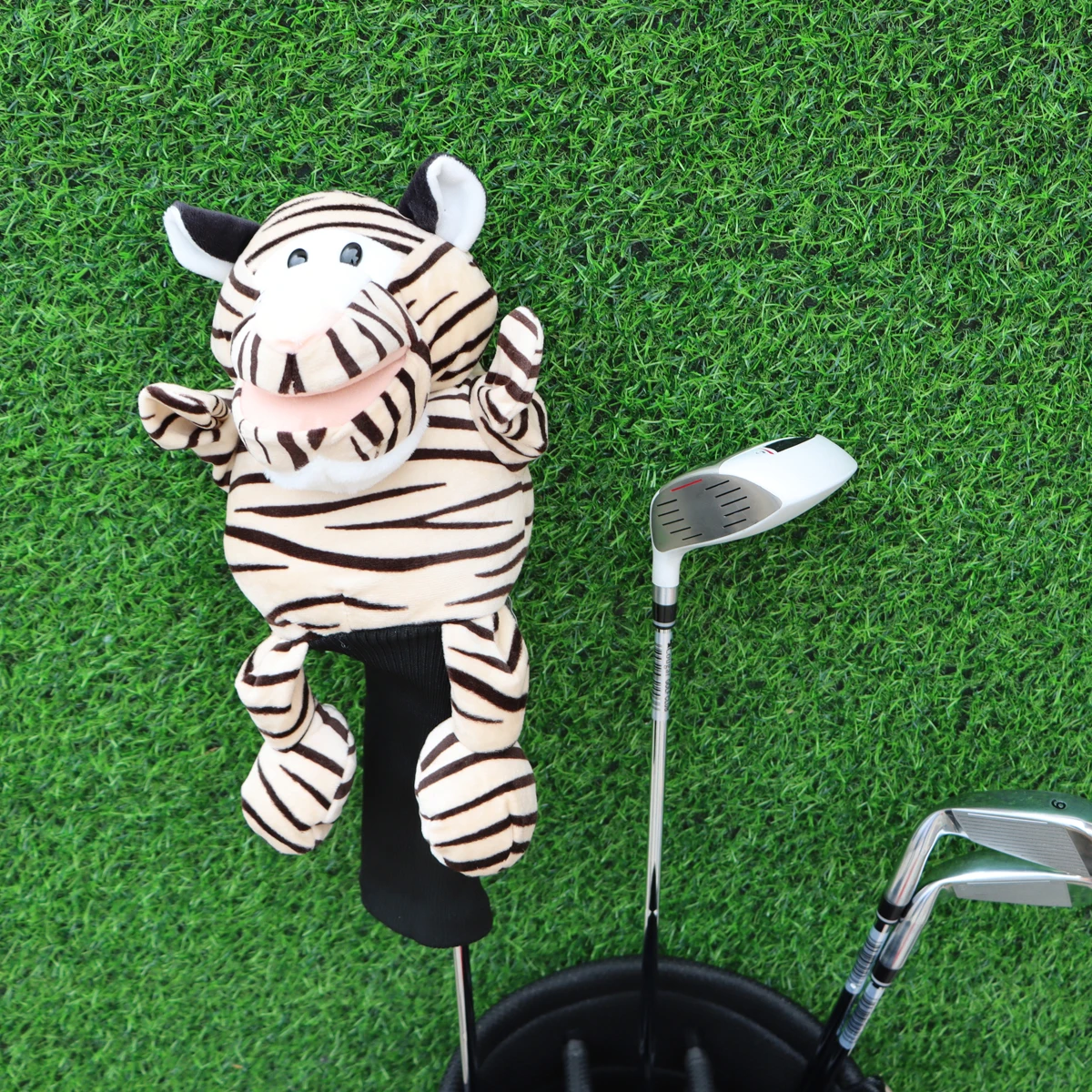 Tiger Animal Golf Head Cover for Driver 460CC Fairway #3#5 for Men and Lady\'s Golf Club Mascot Novelty Cute Gift for Golfer