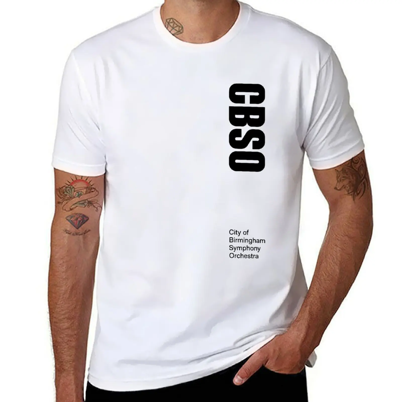 

CBSO Logo T-Shirt t shirts for man cotton funny men t shirt cotton 100% T-Shirt