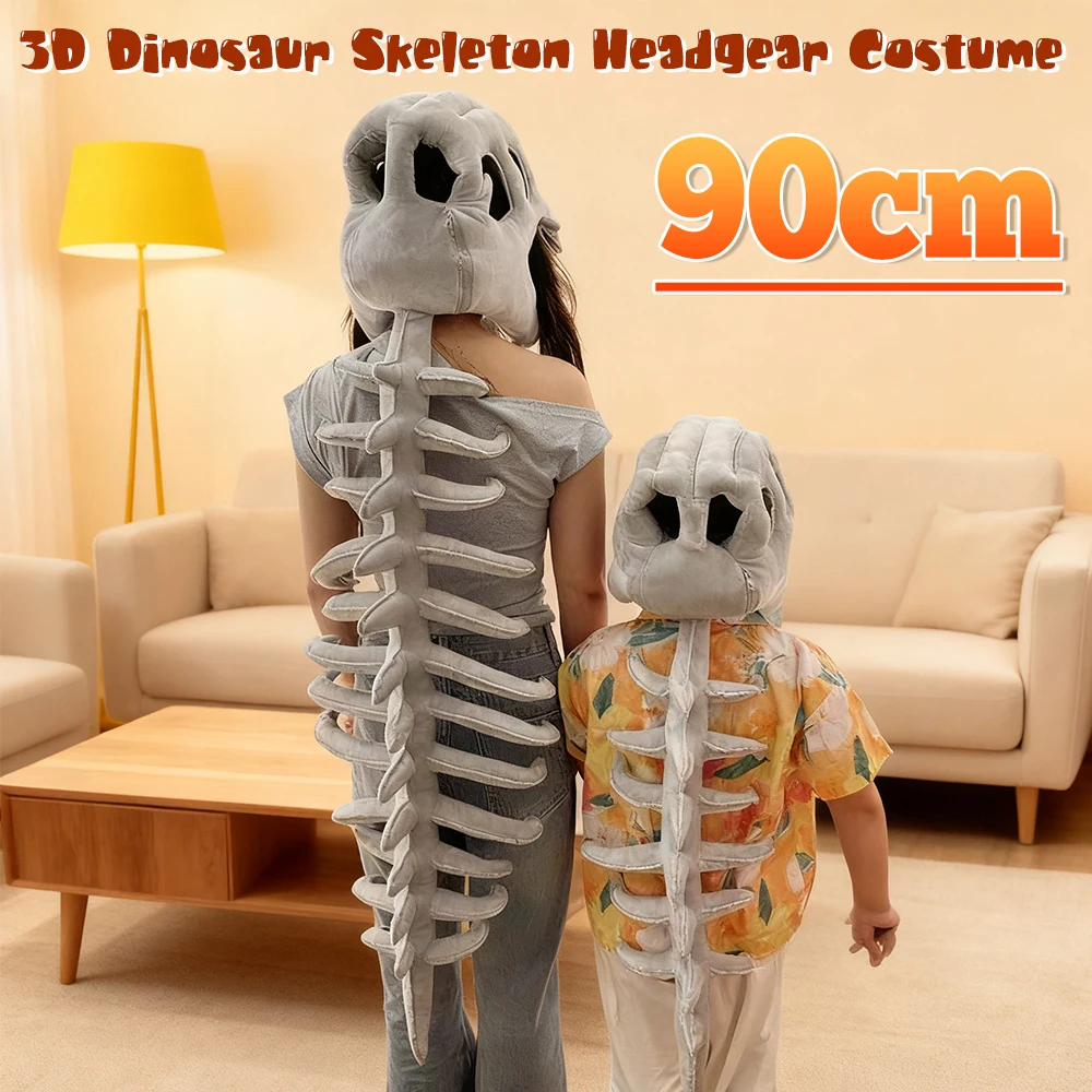 

3D Dinosaur Skeleton Toys Funny Soft Dinosaur Skeleton Cos Props Comfortable Unique Dinosaur Skeleton Costume Set Children