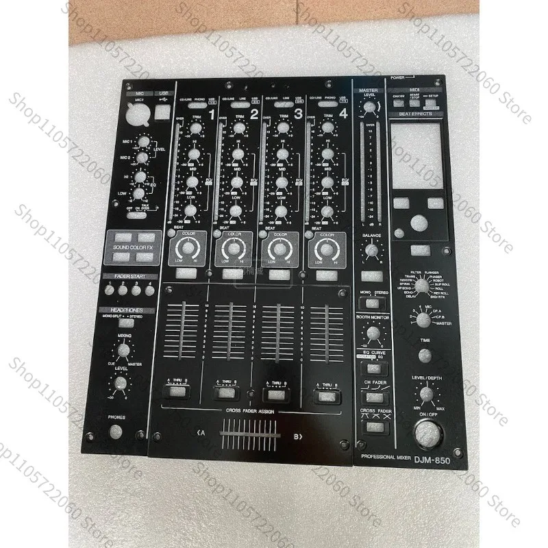 For DJ Mixer Full Panel Assembly Fader Board Iron Middle Plate Replacement Parts for DJM-850 DJ Controller