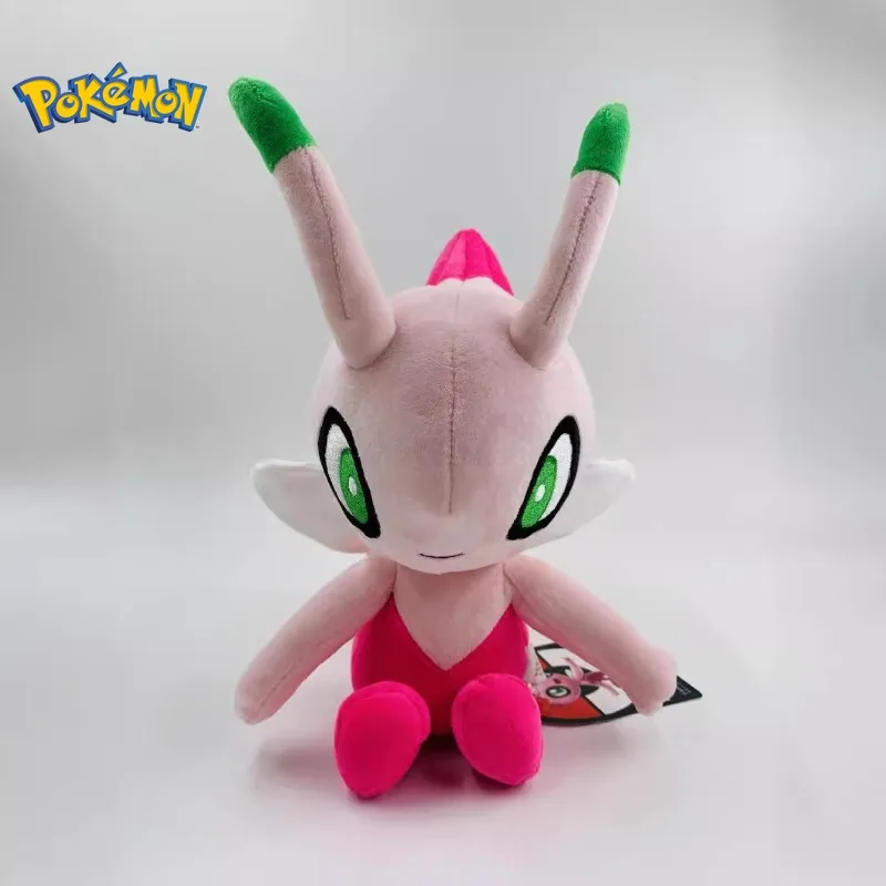 

25cm New Pokemon Shiny Celebi Pocket Monster Plush Stuffed Animal Toy Anime Stuffed Toys Cute Plush Boys Girls Birthday Gifts