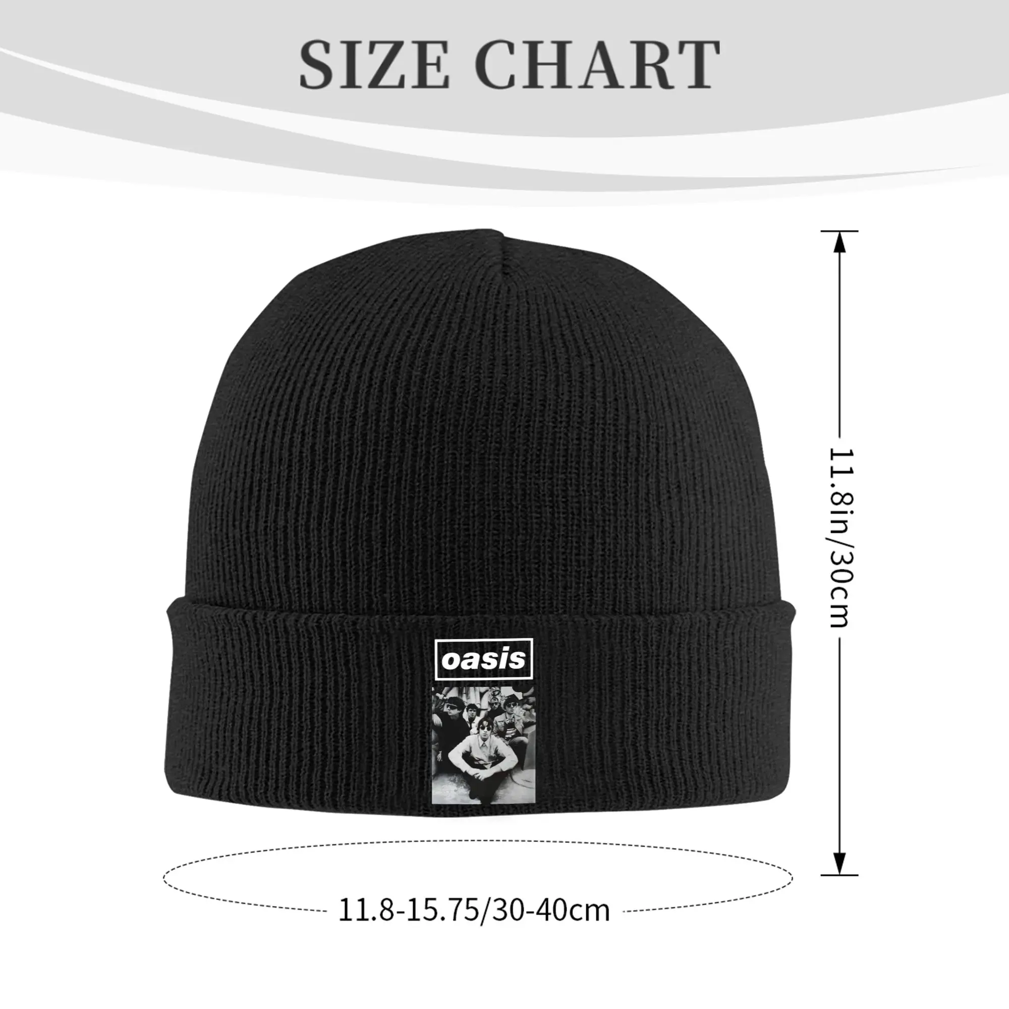 Live '25 Tour Rock Band The Rain Hats Autumn Winter Beanies Ski O-Oasis Cap Men Women Acrylic Knitted Hat