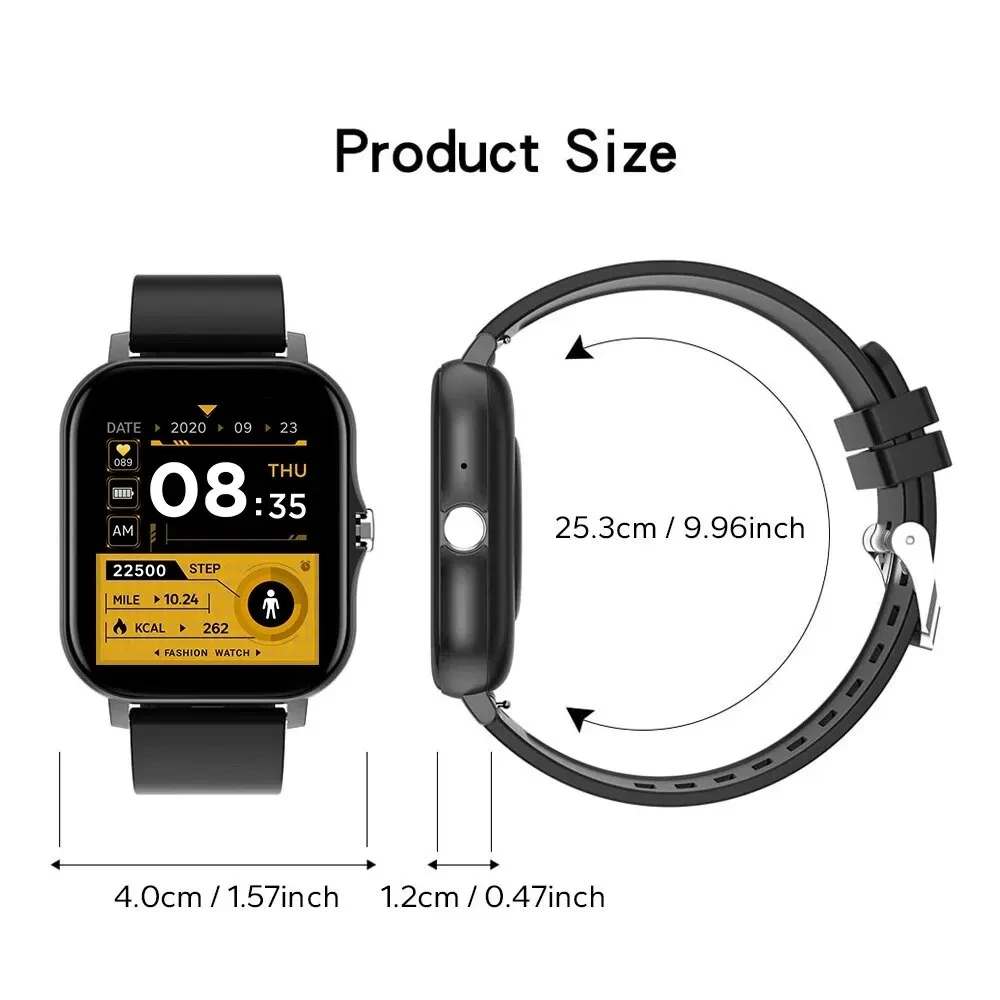 2024 Smart Horloge Android Telefoon 1.44 ''Inch Kleurenscherm Bluetooth Oproep Bloed Zuurstof/Druk Monitoring Smart Horloge vrouwen Mannen