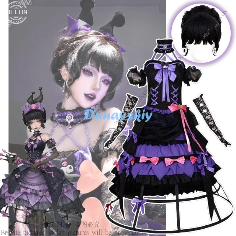 Bloody Queen Mary Game Identity V Cosplay Costume New Skin Gothic Lolita Dress Headwear Wig Halloween Party Carnival Outfits