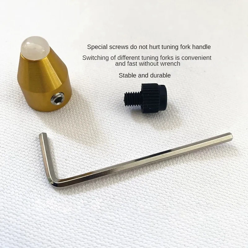 Aluminum Tuning Fork Tool With Hammer Healing Sound Vibration Diagnostic Therapy Health Care Tool