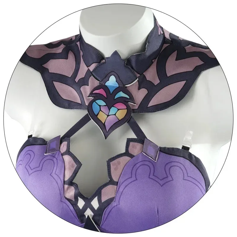 

az152024 NEW Honkai Star Rail Black Swan Costume Full Set Uniform Halloween Party Cosplay Dress Outfit Wig