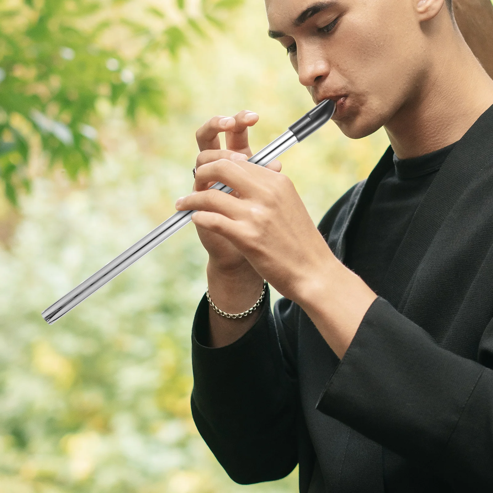 

C Key Instrument Ireland Metal Beginner For Kids Adults High Pitch Musical Flute Portable Flute Durable Copper