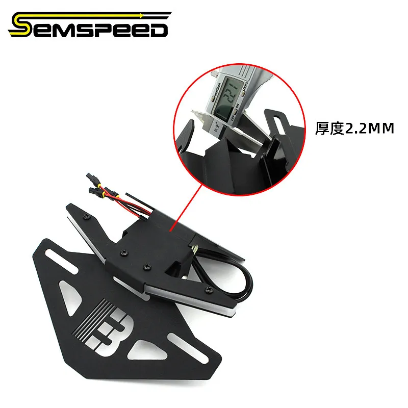 

SEMSPEED CNC Aluminum Motorcycle Tail Tidy For Qjmotor Sport Racing SRK 800RR Custom Motorcycle License Plate Holder