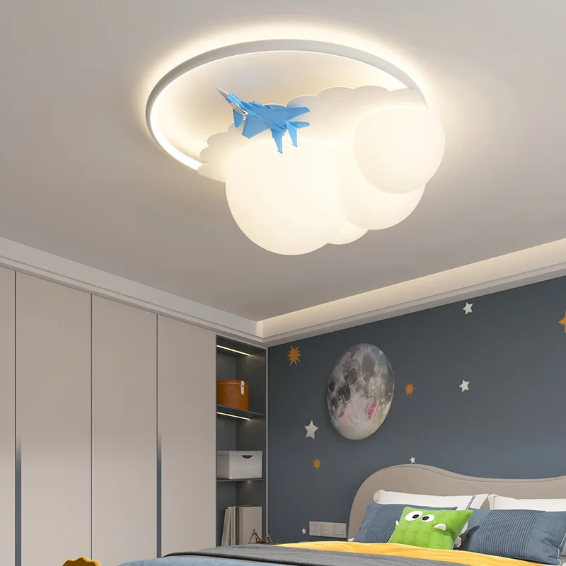 Airplane Lamps Modern LED Chandelier Lights For Children Bedroom Living Room kitchen Lusters Home Decor Indoor Indoor Lighting