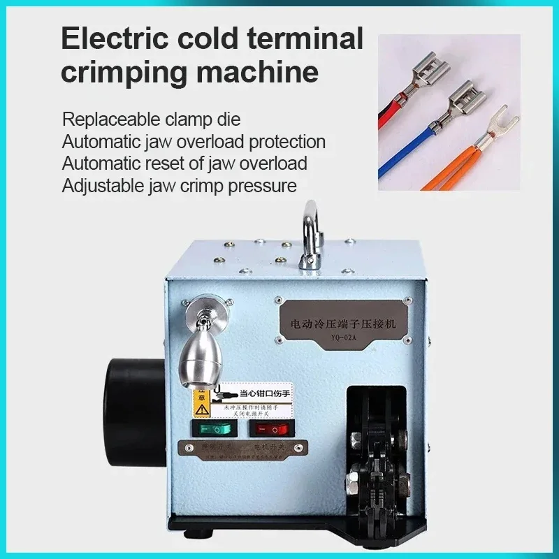 2026 New toolElectric Terminal Crimper Crimping Machine for  Pont/Tubular/Pre-insulated/Bare Terminal Crimper 0.25-6mm² Die Cri