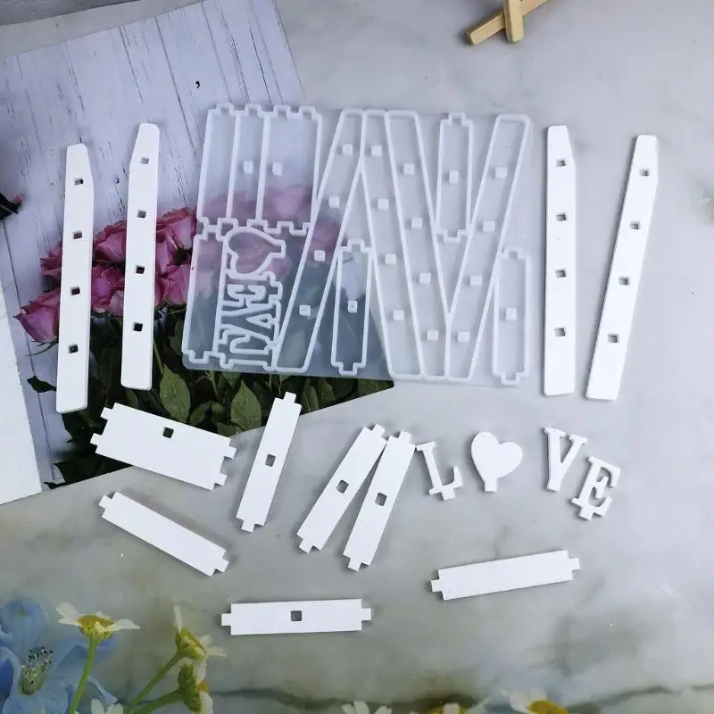

Silicone Ladder Mold Living Room Ornament Molds Silicone Texture Suitable For Handmade Home And Office Decors Projects