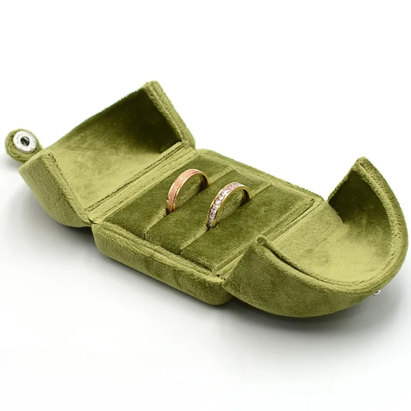 

Velvet Ring Storage Case Wedding Jewelry Display Cases Women's Necklace Earrings Organizer Box Bracelet Pendant Boxes Gift
