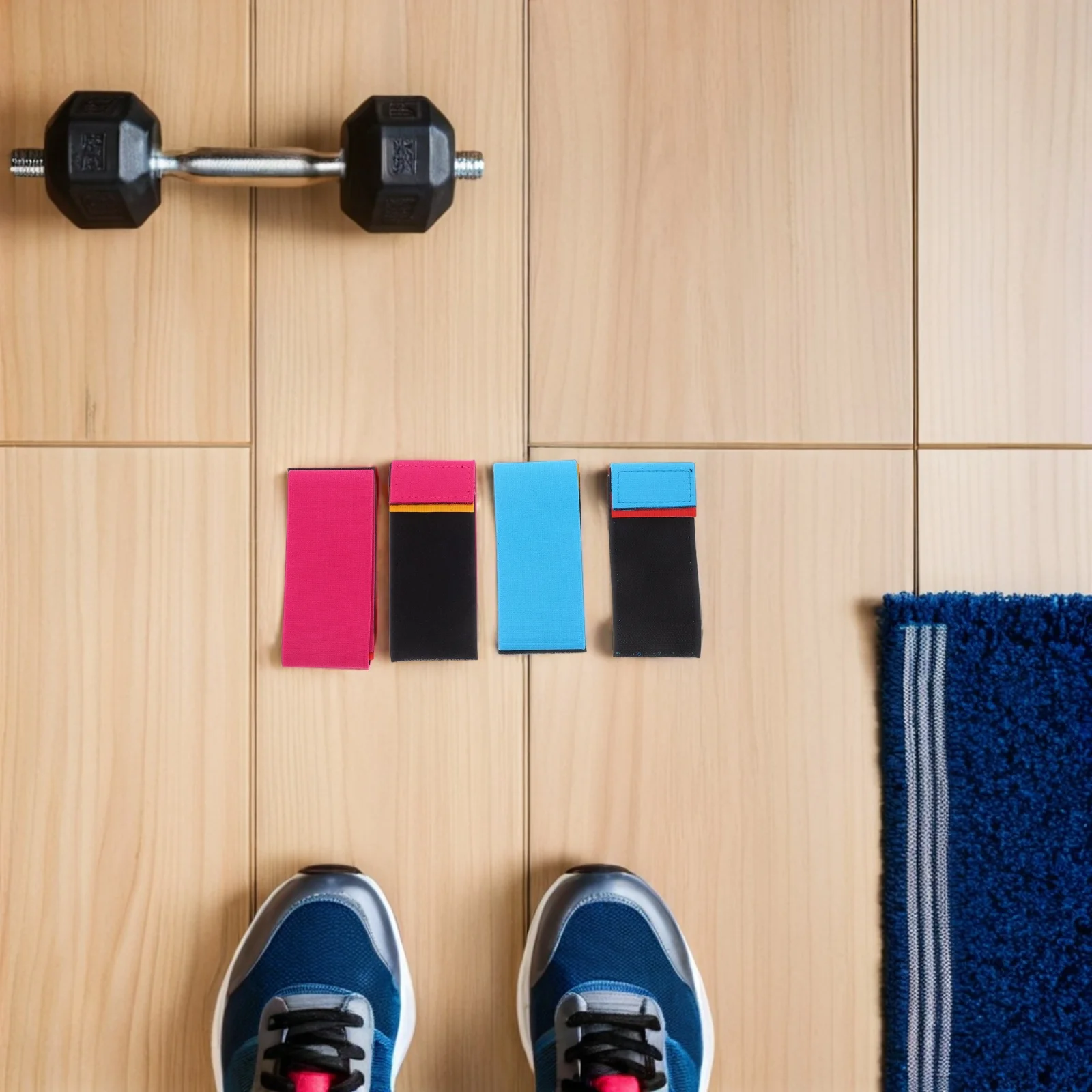 

2Pairs Gymnastics Sticky Toes Ankle Straps Bands Adjustable Backhandspring Trainer for Cheerleading Dance Tumbling Skills