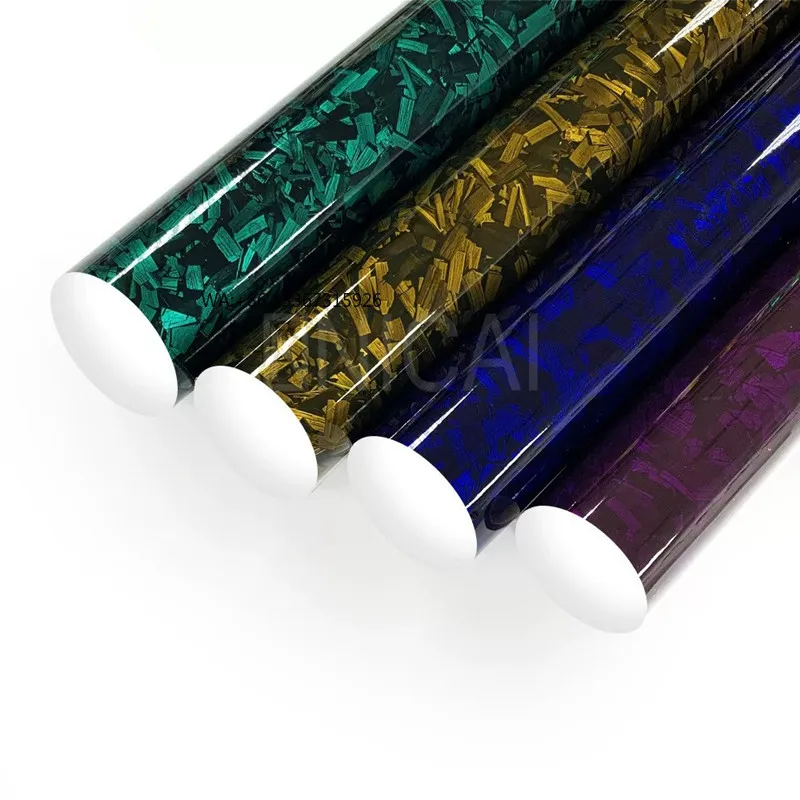 

Автомобильные наклейки из углеродного волокна, фиолетовая кристаллическая виниловая пленка, кованая упаковка из углеродного волокна, виниловые чехлы для автотюнинга для автомобильных аксессуаров