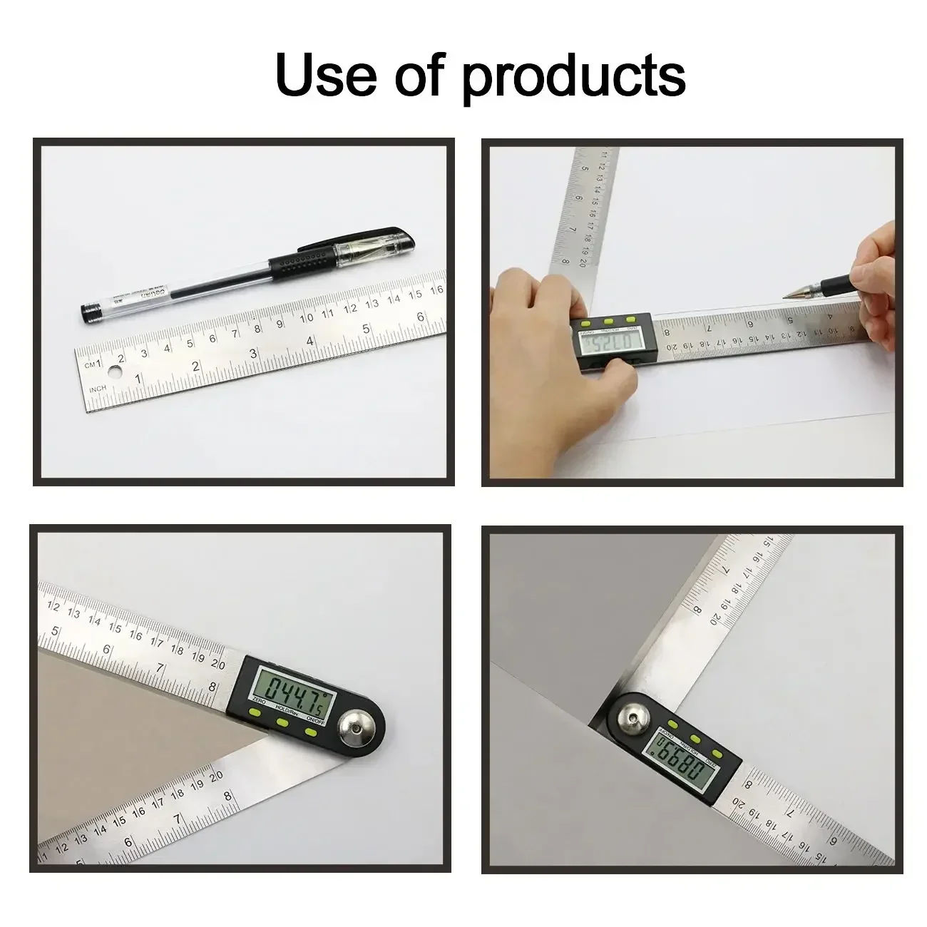 500 mm Electron Goniometer Angle Ruler Digital Level Angle Finder Inclinometer Angle Meter Protractor For Woodworking