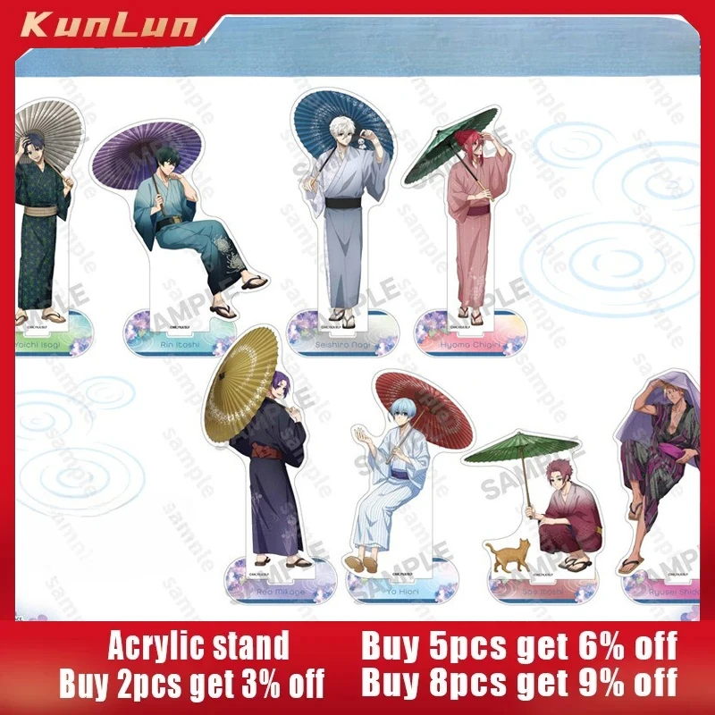 

Blue Lock Japanese Anime Peripherals Isagi Yoichi/Chigiri Hyoma Full Acrylic Stand Collectible Desk Ornaments Birthday Gift Toy