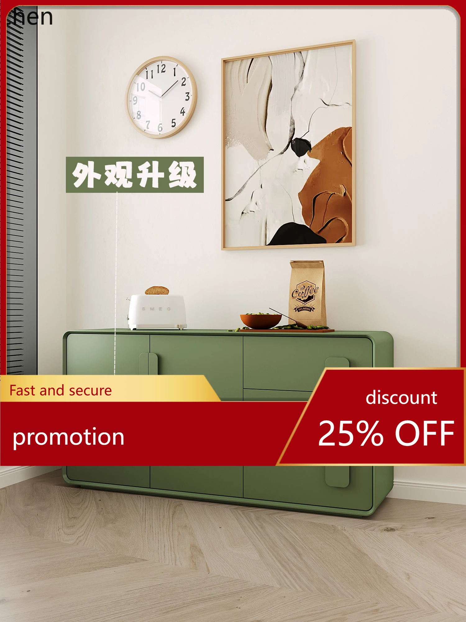 

YXY Modern Minimalist Sideboard Cabinet Minimalist Living Room Kitchen Storage Cabinet Drawer Type