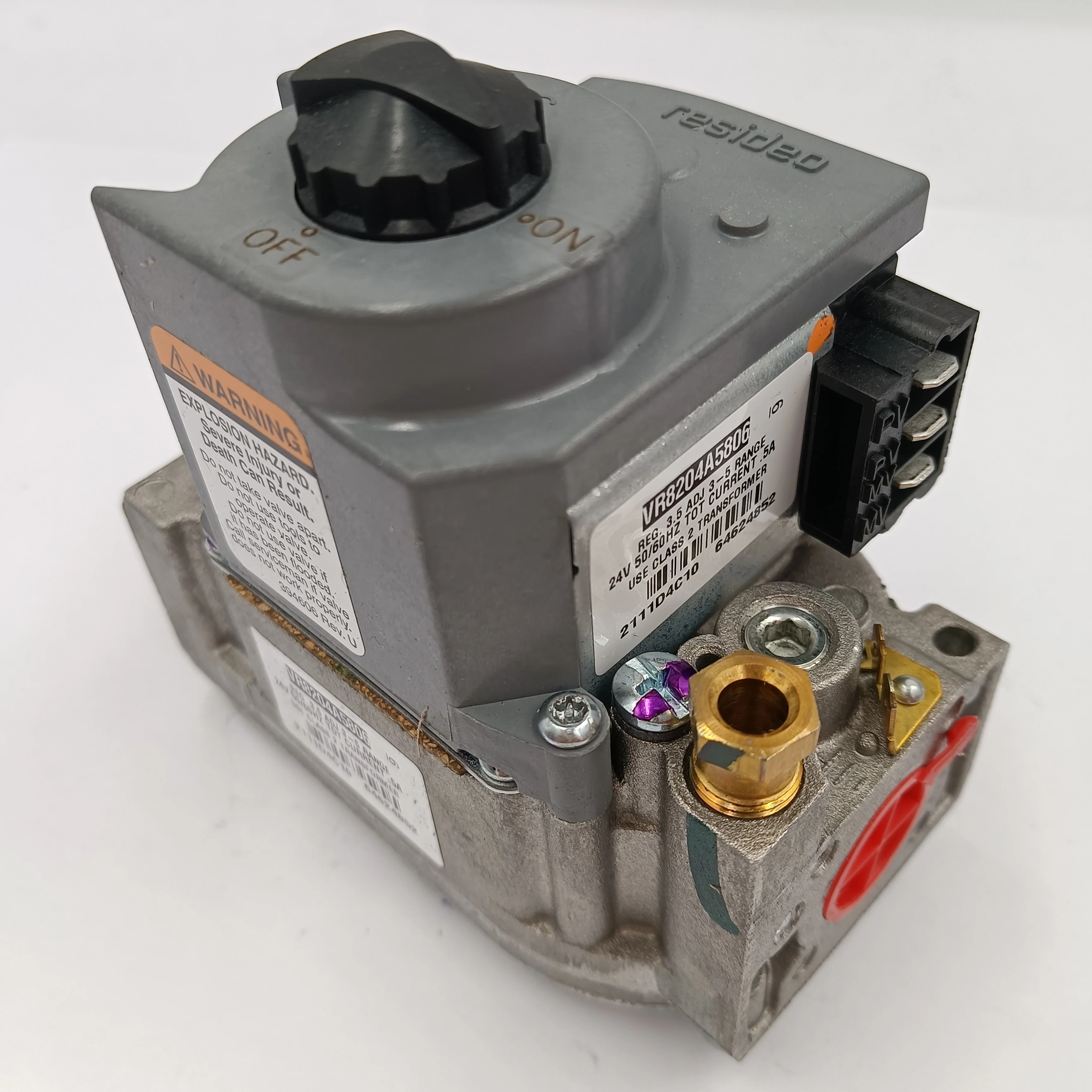 

Honeywell VR8204A5806 Resideo Ignition Solenoid Valve Hot Water Boiler Boiler Stock