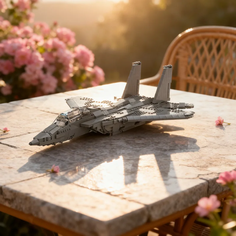 

1391 шт. MOC Creator Expert F Strike Eagle 1 модель строительные блоки строительные игрушки Рождественский подарок творческое образование кирпич для детей