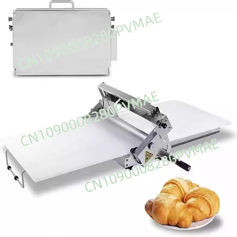 Household desktop folding manual crispy machine hand-crank crispy horn wrapping French egg tart skin forming machine