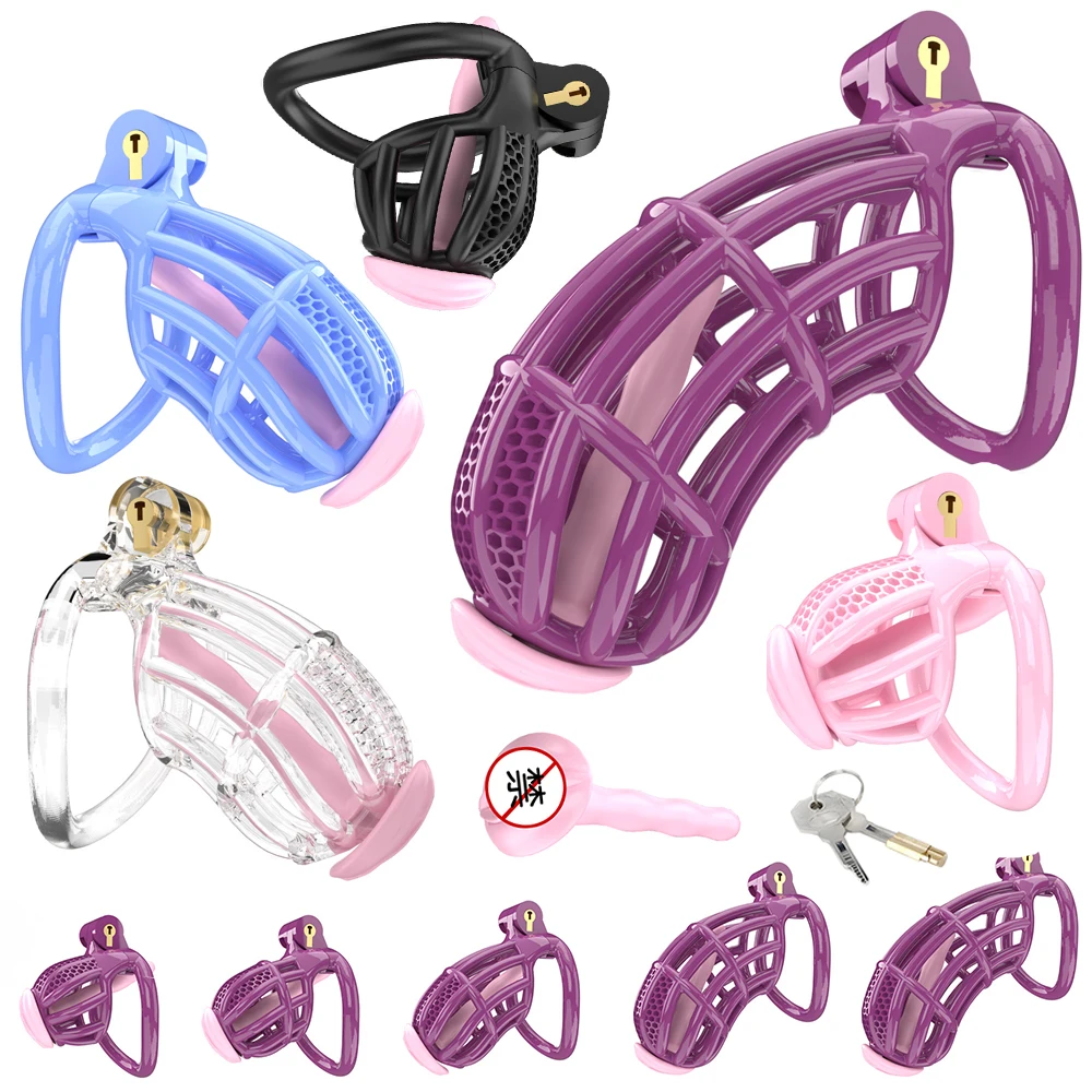 New Color Male Penis Lock Cage Male Cobra Belt Chastity Belt Sissy Penis Cock Cage with Soft Urethral Catheter BDSM Sex Toys 정조대