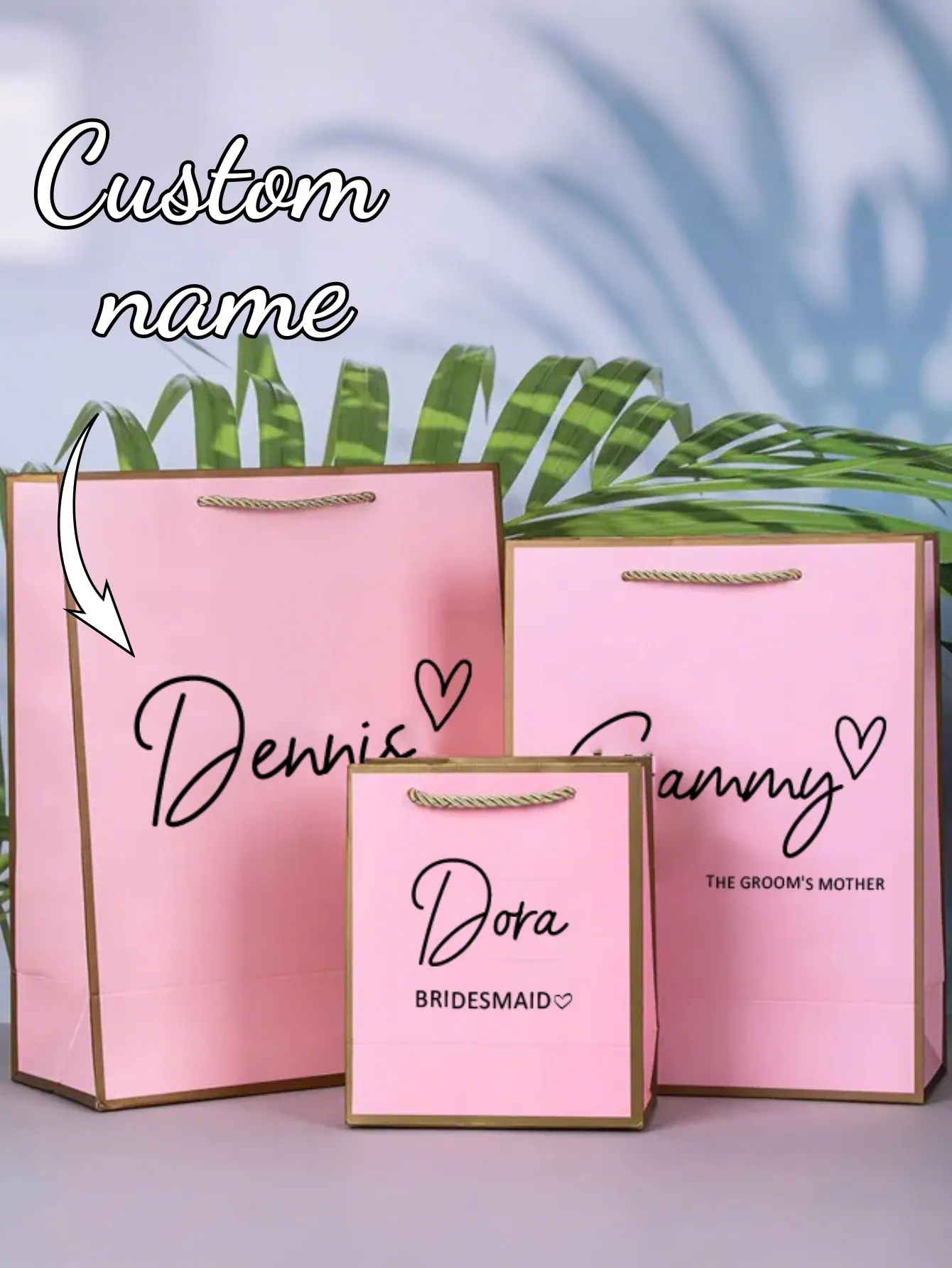 Personalisierte Brautjungfern-Geschenktasche, Individuelle Hochzeits-Geschenktasche, Junggesellinnenabschied-Geschenktasche, Geburtstags-Geschenktasche, Maßgefertigte Geschenktasche