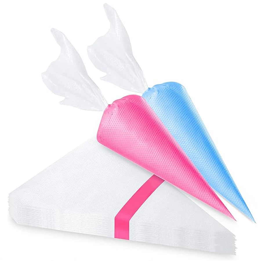 50pcs 50pcs Transparent Cream Piping Bag 3 Sizes Thickened Cake Cream Decorative Pastry Bags Dessert Shop Kitchen Baking Tools - Aliexpress Deal