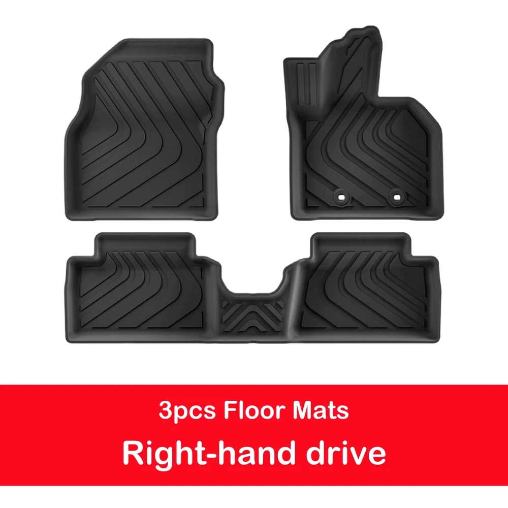 Für RHD LEXUS LBX 2024 2025 TPE Allwetter-Fußmatten Kofferraummatte Wasserdichte Bodenmatte Rechtslenker – Detail 7