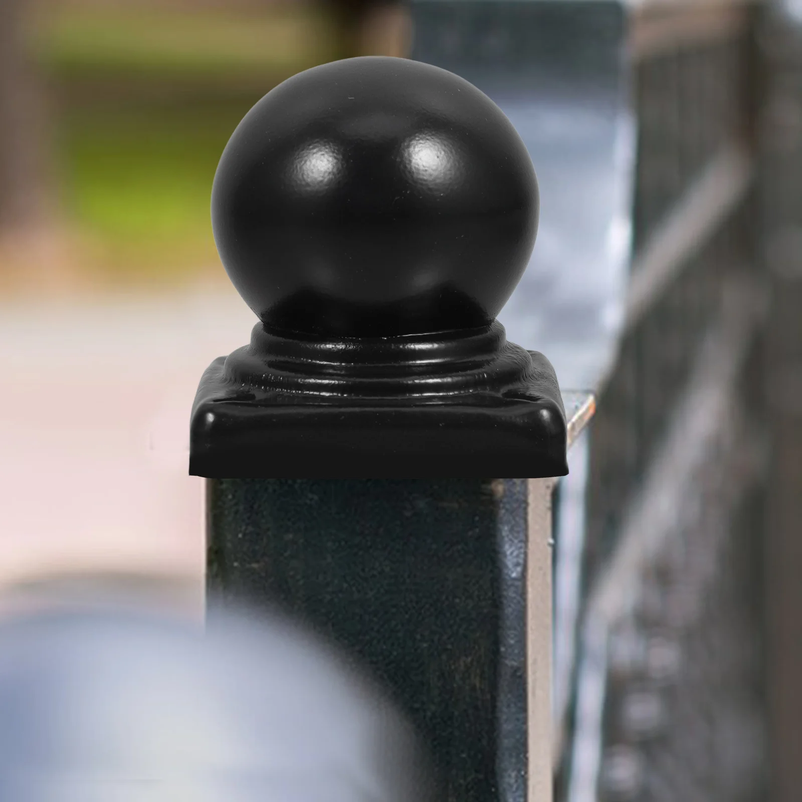

Sturdy Metal Fence Cap Decorative Post Finial for Outdoor Garden Railing Protection Replacement Fence Toppers Post Caps