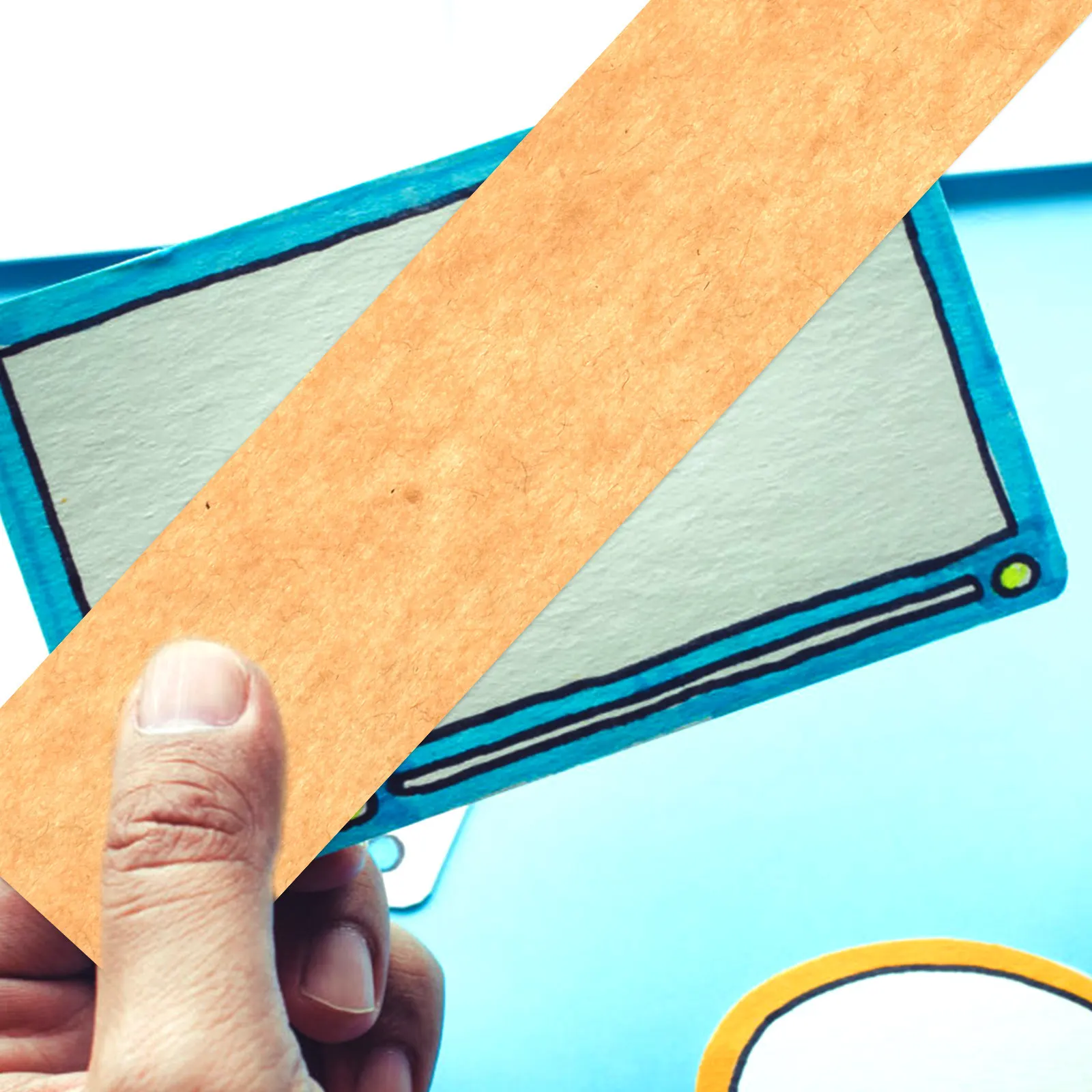 

2 шт. Упаковочная клейкая лента из коричневой крафт-бумаги для фоторамок, переплета книг, герметизации коробок, рукоделия и DIY-проектов