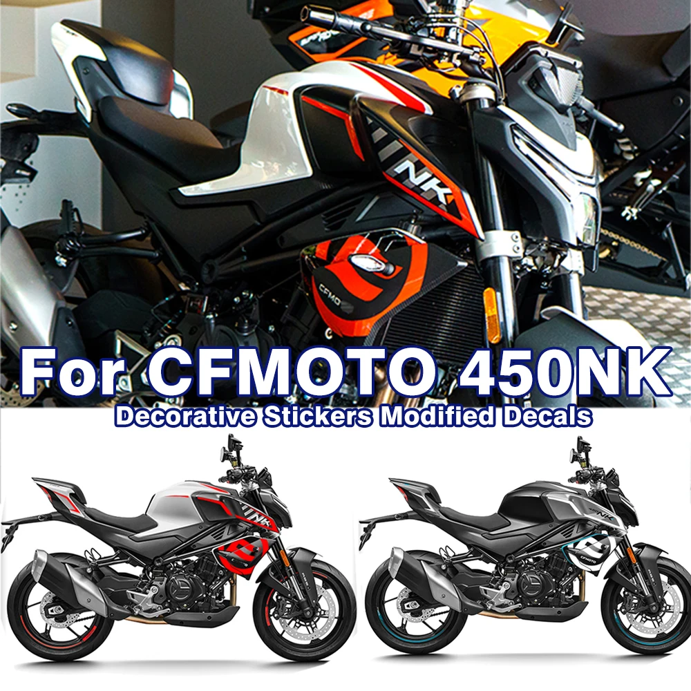 

For CFMOTO 450NK 450 NK Sticker Body Waterproof Emblems Graphics kits Decorative Stickers Modified Decals Accessories