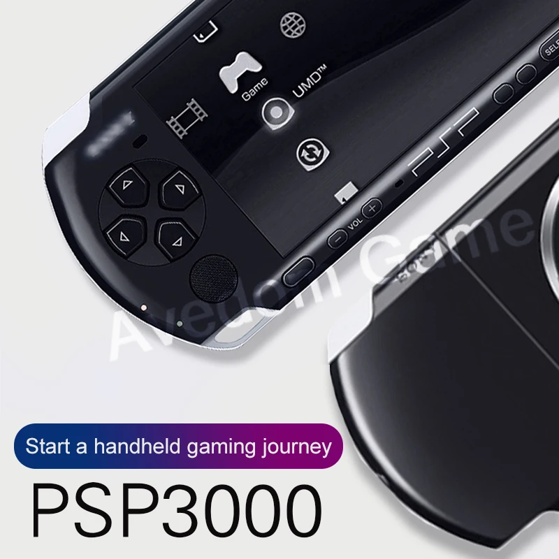 

Original PSP3000 refurbished PSP for Sony PSP 3000 game console 16 32GB 64GB 128GB memory card