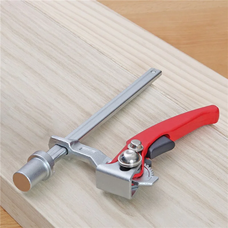 

【Clearance Sale】4X Heavy-Duty Ratchet Workbench Clamp, Woodworking Table Material Rapid Clamping Fixture For Base Diameter 19Mm