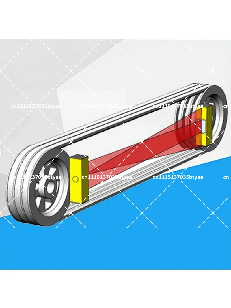 Laser Pulley Alignment Instrument Sprocket Alignment Tool Roll Parallelism Detector PDL-02