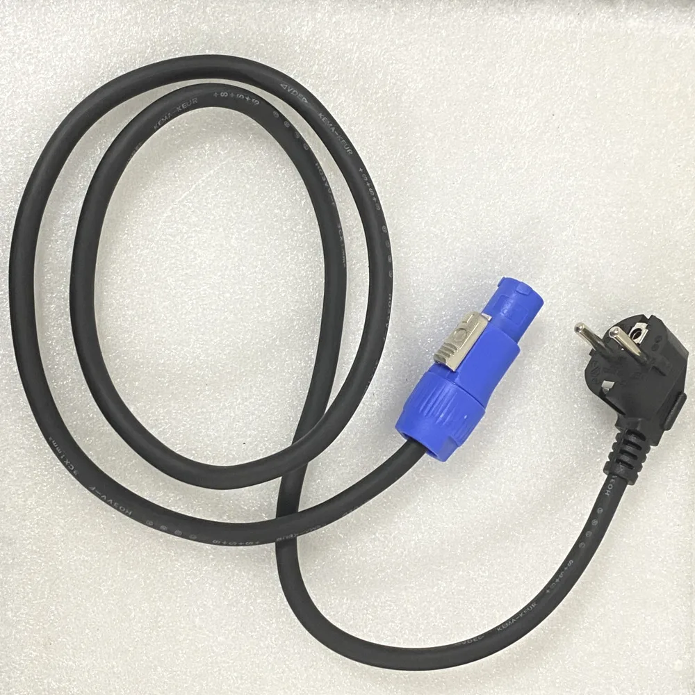Stage Lighting Power Cable EU Plug PowerCON US/UK/AU 1Meter Power Cord For LED Moving Head Light DMX LED PAR Light Smoke Machine