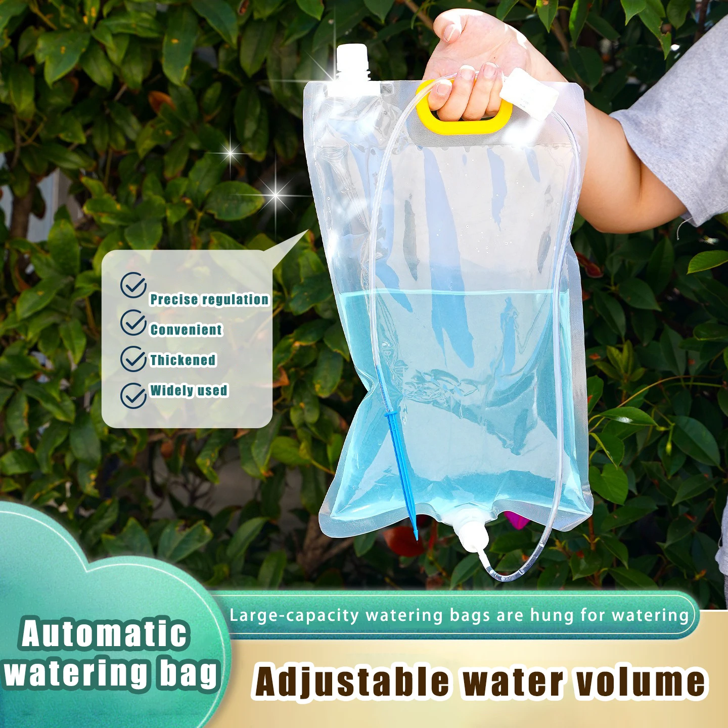 1PC 3,5 L Topfpflanze Bewässerung Tropf Bewässerung Gerät Automatische Bewässerung Blume Tropf Große Kapazität Quantitative Versickerung Tasche