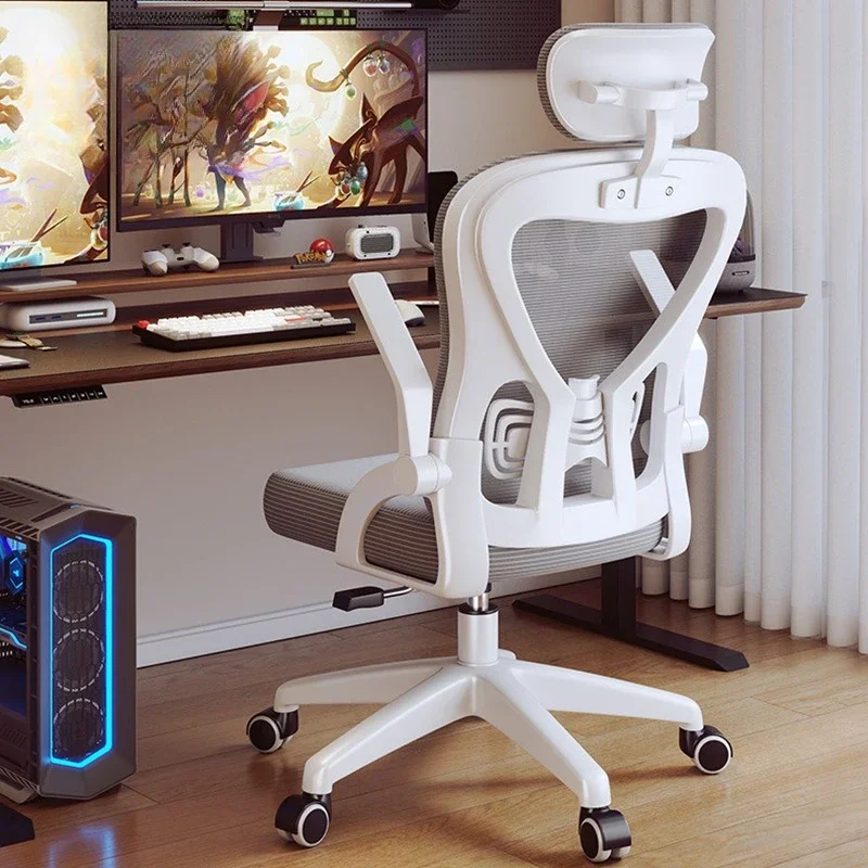 

Ergonomic Computer Chair Home Office Adjustable Swivel Comfortable Breathable Back Support Gaming Desk Chair for Long Hours