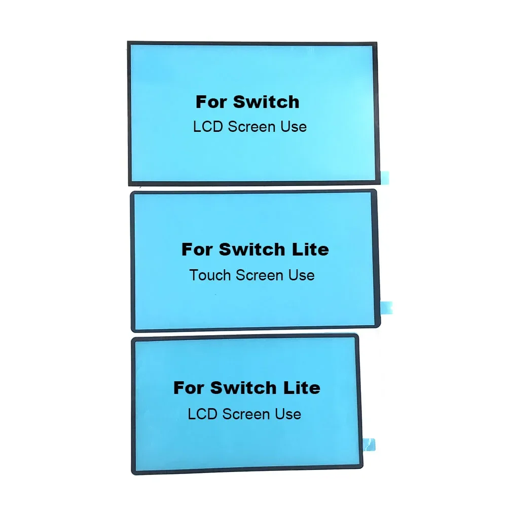 

1 шт. для Switch NS Lite/ Oled игровой хост, ЖК-сенсорный экран, пылезащитная губка, двухсторонняя клейкая накладка, детали резиновой рамки