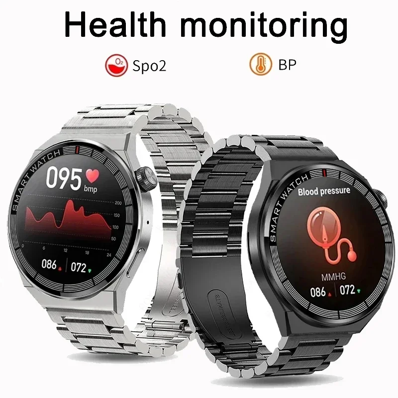 For Android Watch GT3 Pro Smart Watch Men AMOLED 466*466 HD Screen Heart Rate Bluetooth Call IP68 Waterproof SmartWatch 2023 New